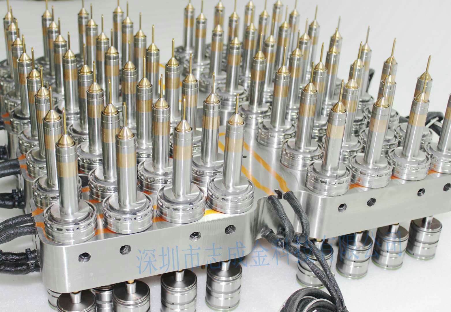 Composition and structure of hot runner valve gating system!
